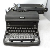 Vintage Royal typewriter with touch control.