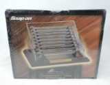 Snap-On 80th anniversity 9 piece wrench set with display case. New in box.