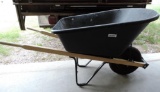 Hard plastic wheel barrow