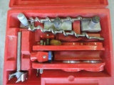 Kwitset instalation kit for installing door knobs and dead bolts.