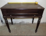 Antique lift top small secretary desk.