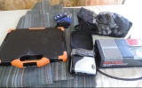 2 Tire inflaters, gloves, case and more.
