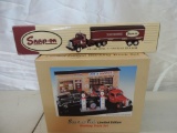 Snap-On Limited Edition working truck set & 1948 Peterbuilt tractor trailer 1/43 scale coin bank
