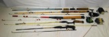 Fishing rods and reels assortment