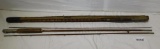Antique split cane bamboo fly rods