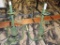 2 metal united bow stands.