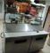 Blue Air model BAPT60 refrigerated serving station with NSF top shelf.