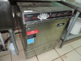 CMA model L-1X stainless steel dish washing machine.