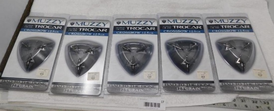 Muzzy Trocar Crossbow 125 grain broadheads