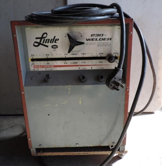 Linde 230 amp welder in good condition.