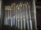 Bluepoint 12 piece metric locking- flexible head ratcheting wrench set.