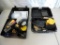 Wagner power painter & Dewalt palm sander with case.