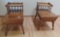 Two maple Ethan Allen end tables.