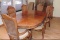Table with 6 chairs, matching china cabinet.