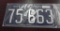One 1921 Colorado License Plate.