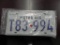 One set Texas License Plates.
