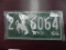 One set 1966 Wyoming License Plates.