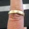 18 Kt yellow gold ring.