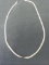 14 Kt. Herringbone necklace.