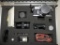 Minolta SRT MC II 35mm camera with flash, 3 lenses, case and accessories.