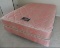 Simmons Beautyrest mattress, box, and frame.