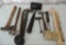 Assoted rubber mallets and hammers.