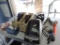 Drmo Laser writer 450 turbo, magnifying lamp and office supplies.