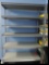 2 Grey commercial shelving units