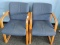 2 office chairs.