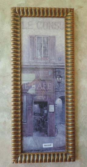 2 16x40" Ronne Manning framed prints.