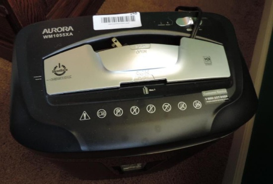Aurrora WM1055XA paper shredder(tested operable).