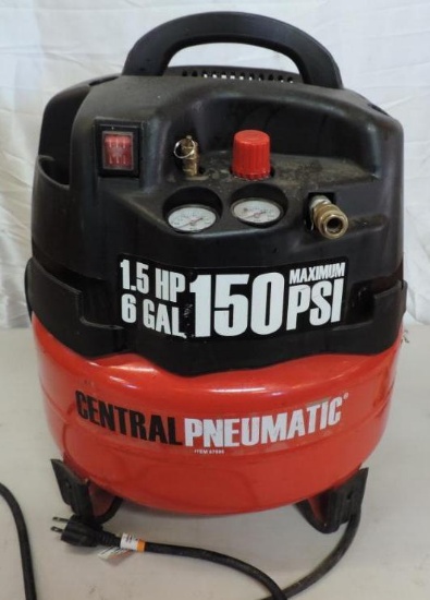 Central pneumatic air compressor (for parts or repair).