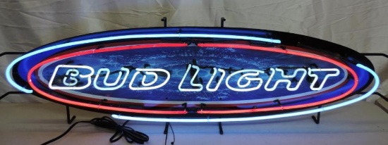 56x16" Bud Light neon sign.