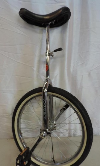 Chrome Sun unicycle in great used condition.