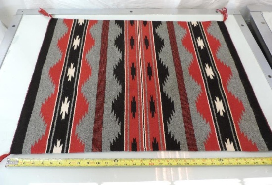 Beautiful 32x24" Anna Blackhat Navajo rug.