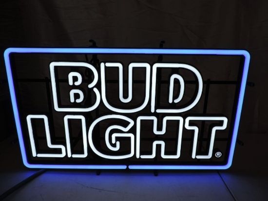 30x17" Bud Light LED light up sign.