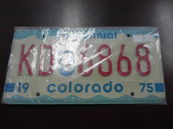 One set 1975 Colorado License Plates.