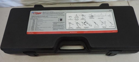 OTC stinger series 9 way slide hammer puller set with case.