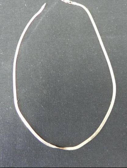 14 Kt. Herringbone necklace.