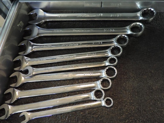 9 Provalue metric wrenches and Northern 10 piece standard wrench set.