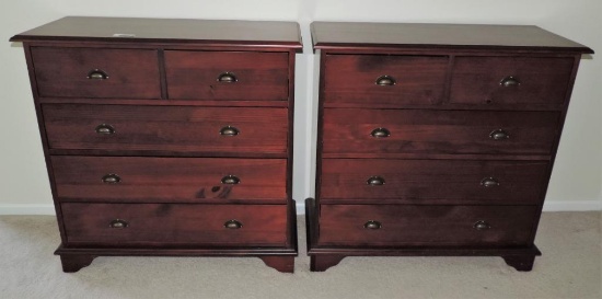 2 36x16x36" 5 drawer dressers in excellent condition.