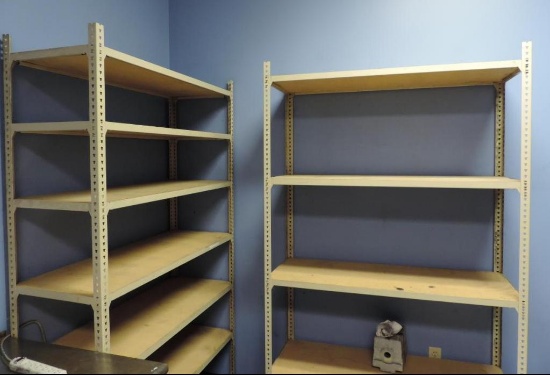 4 48x18x74" commercial shelving units.