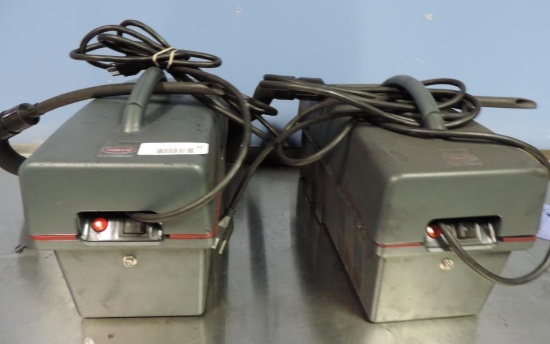 2 Convac 3000-CQ toner vacuums tested operable.