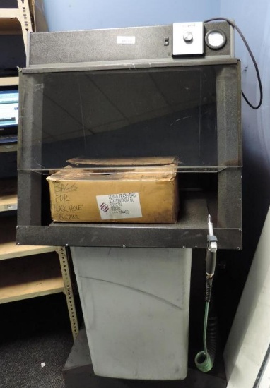 The black hole toner extraction system (tested operable).