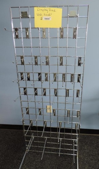 24x62" chrome display rack.