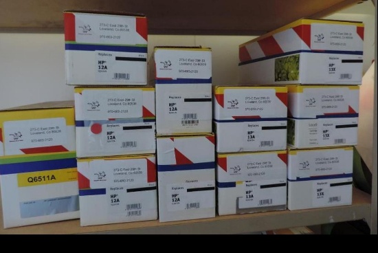 HP 12A , 13A and 13X refill cartridges.