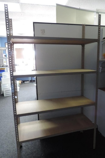 2 48x18x84" commercial shelving units.