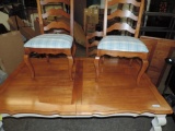 Eathan Allen table with 4 chairs.