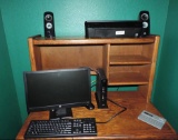 HP Envy 4500 printer, HP W2071D LCD screen and logitech sound system.