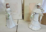 Dianne & Flora classic brides of the century figurines.